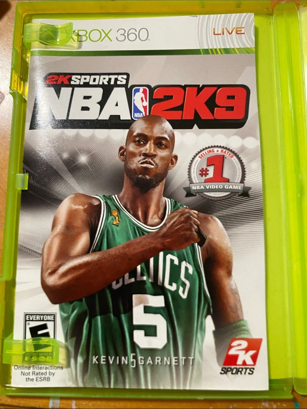 Microsoft Xbox 360 NBA 2K9 Game - Featuring NBA Champion Kevin Garnett